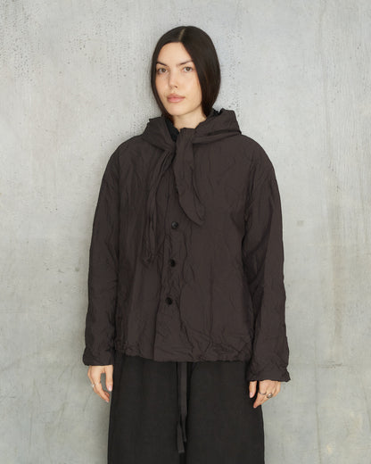 Brown Mini Check Short Jacket