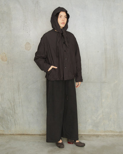 Brown Mini Check Short Jacket