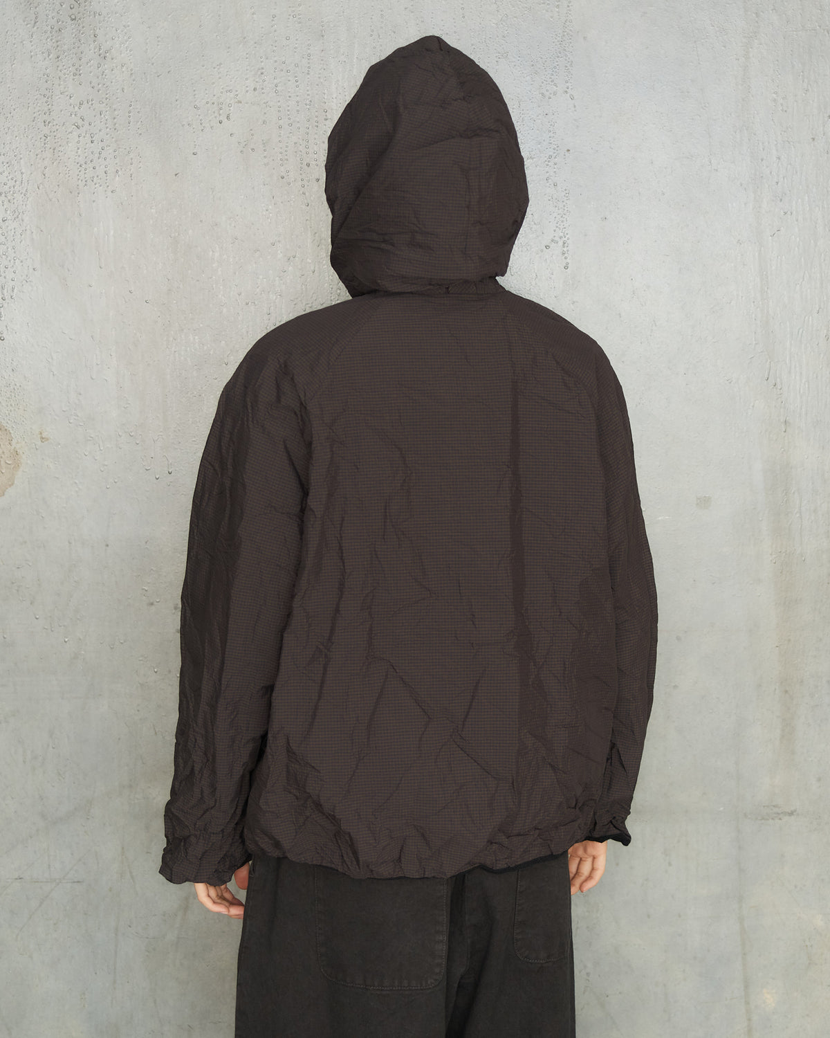 Brown Mini Check Short Jacket