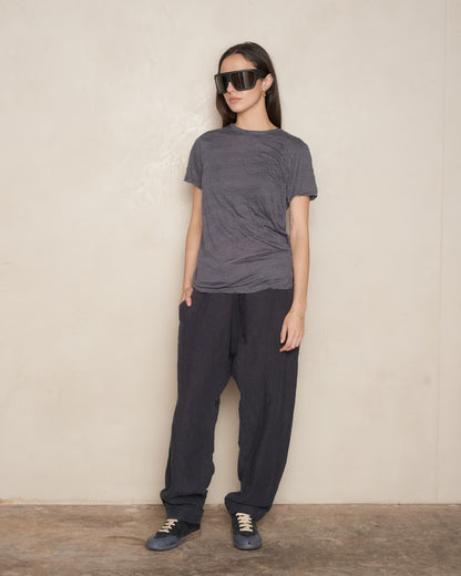 Charcoal Crinkle T-shirt