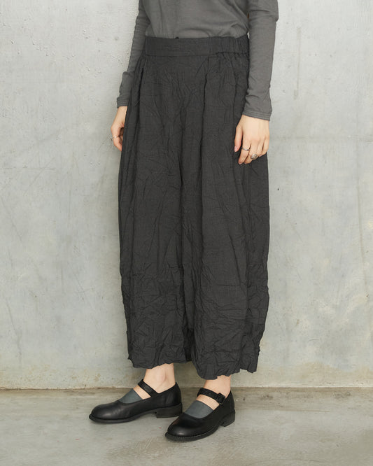 Charcoal Recycled Pinhead Wide Pants