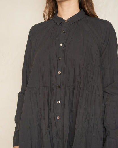 Charcoal Washed Lawn Blouse