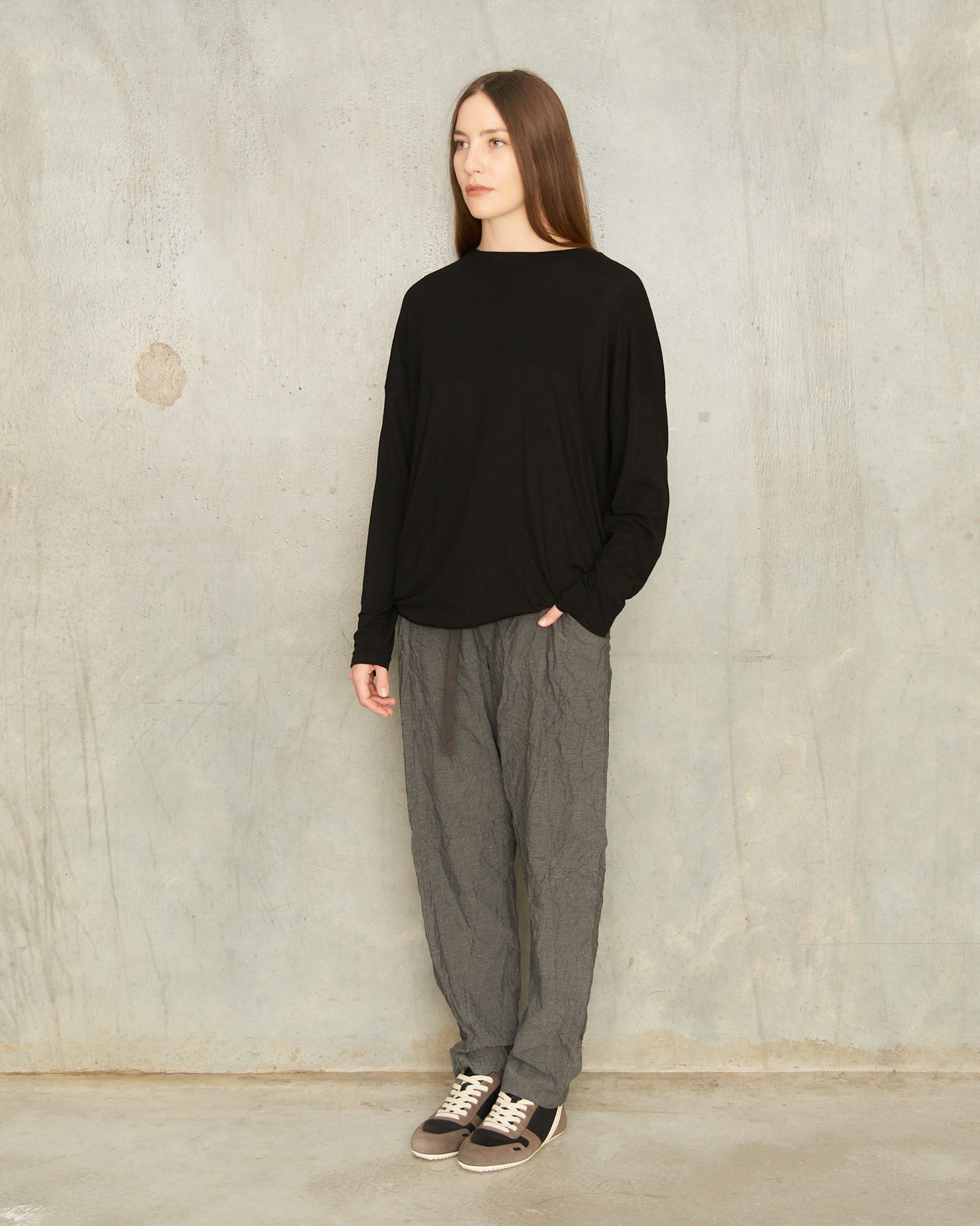 Grey Stretch Easy Pants