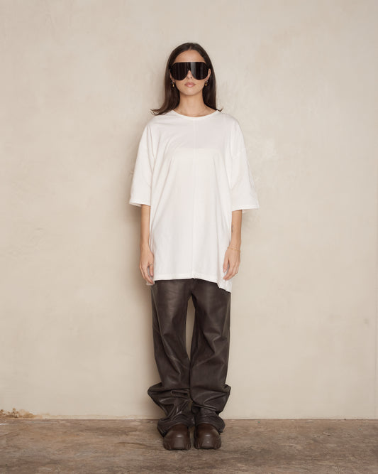 Ivory Botanical Dye Short Sleeve Pullover