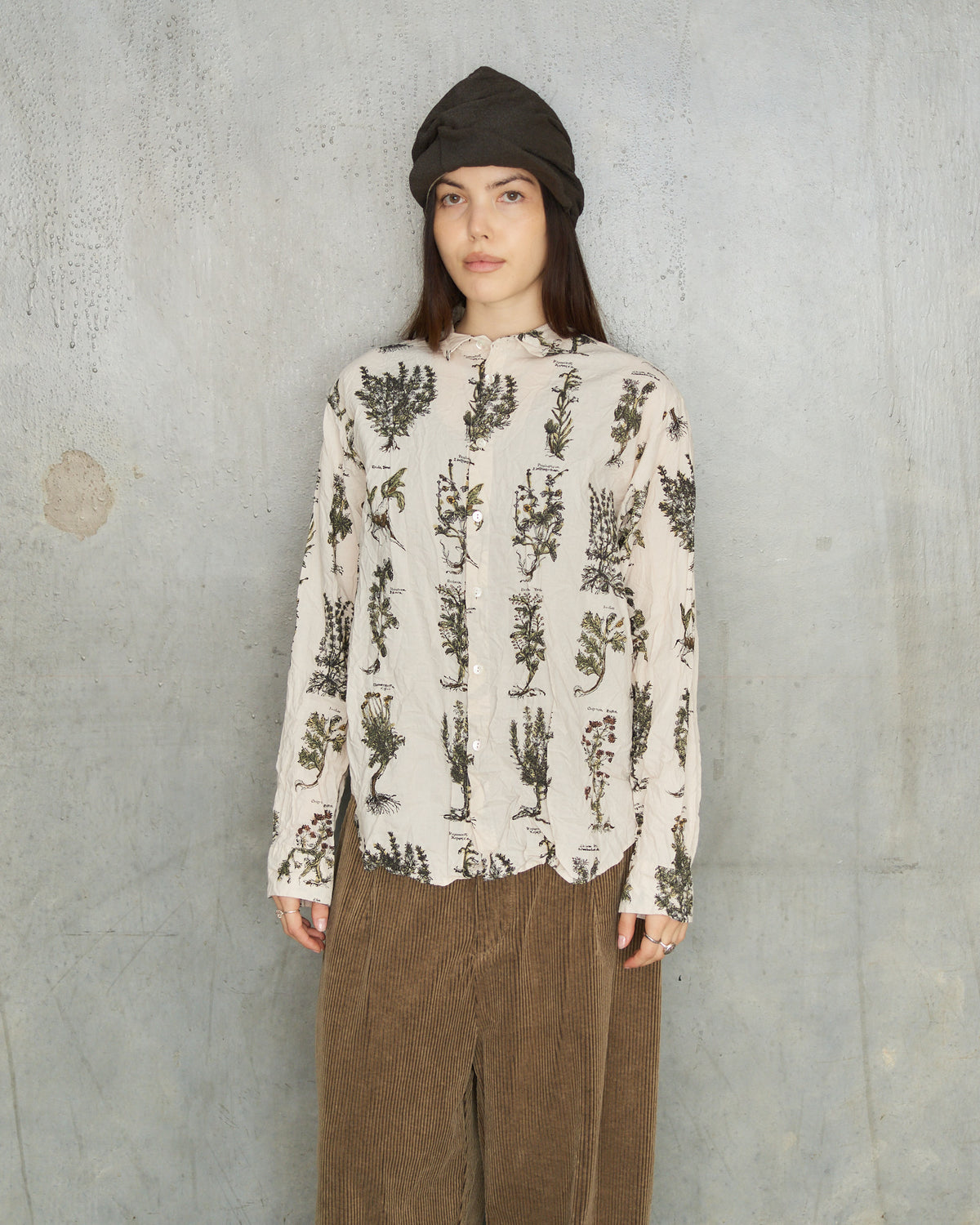 Ivory Herbal Print Shirt