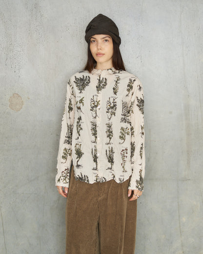 Ivory Herbal Print Shirt