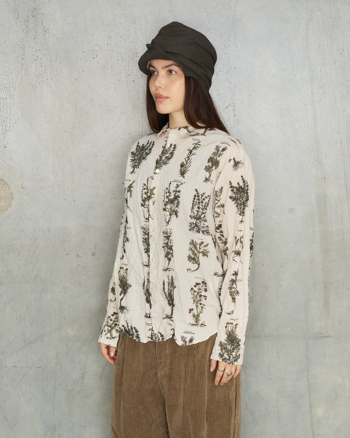 Ivory Herbal Print Shirt