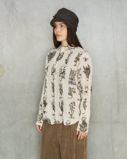 Ivory Herbal Print Shirt