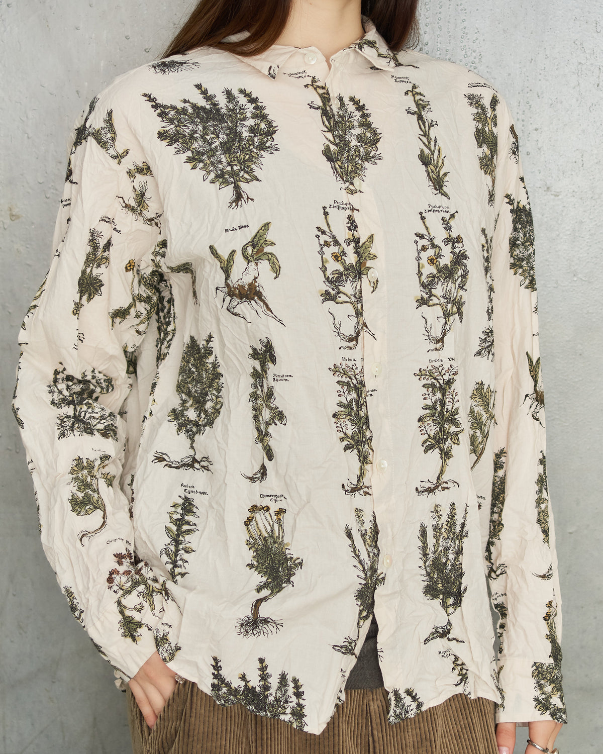 Ivory Herbal Print Shirt