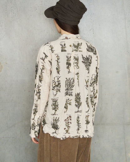 Ivory Herbal Print Shirt