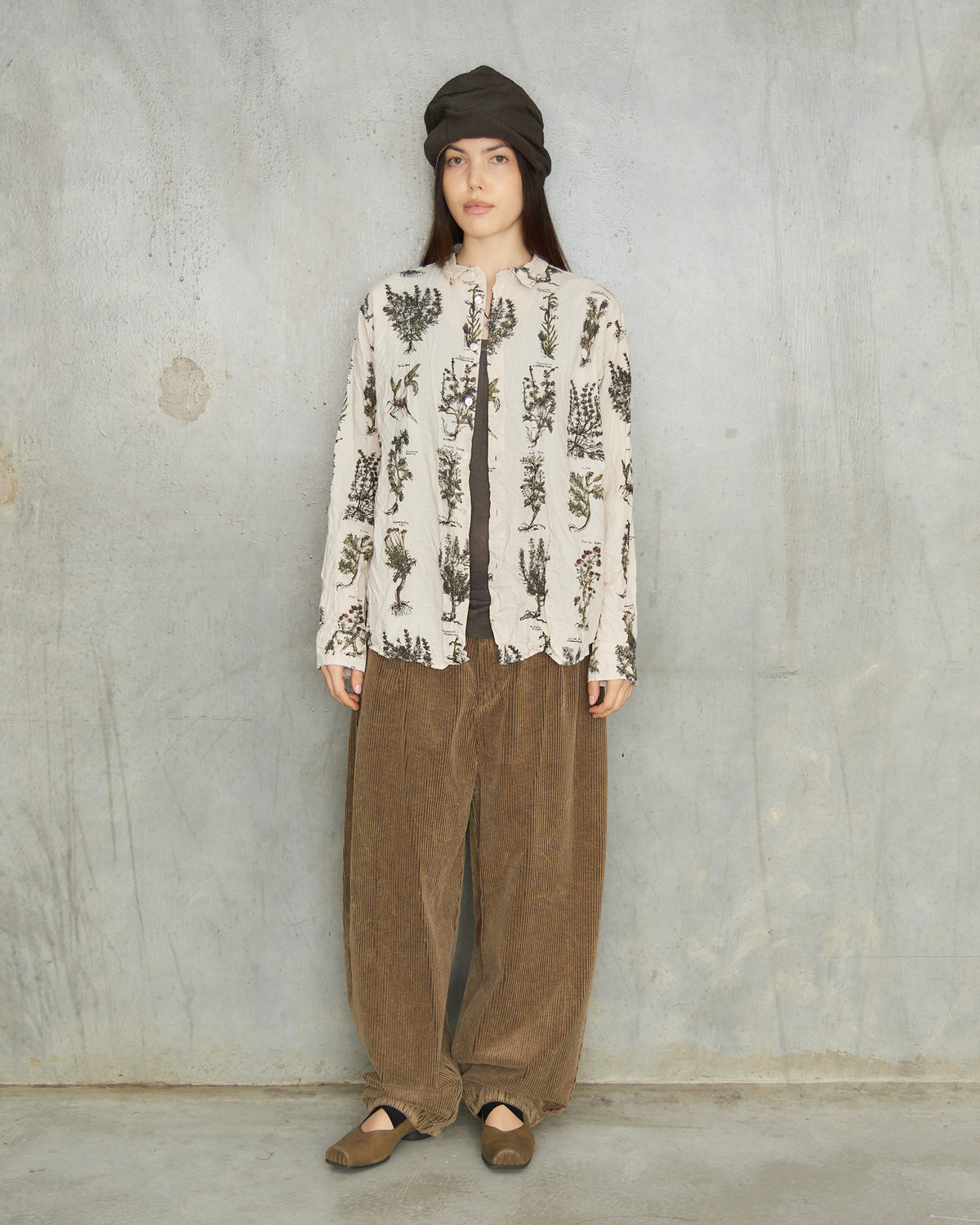 Ivory Herbal Print Shirt