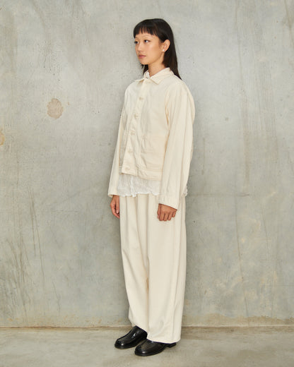 Ivory Natural Denim Pants