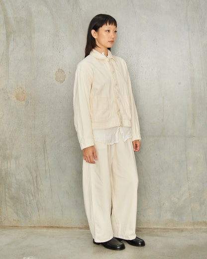 Ivory Natural Denim Pants