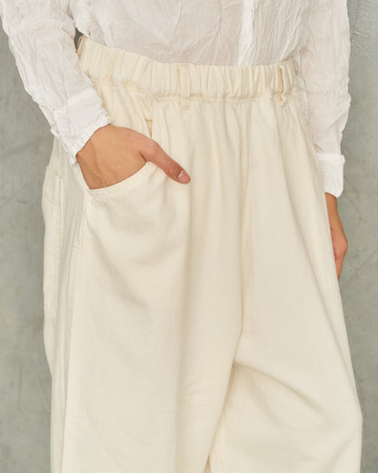 Ivory Natural Denim Pants