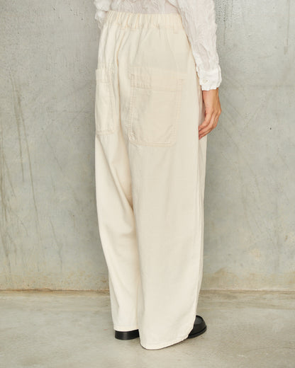 Ivory Natural Denim Pants