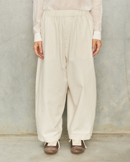 Ivory Oxford Relaxed Pants