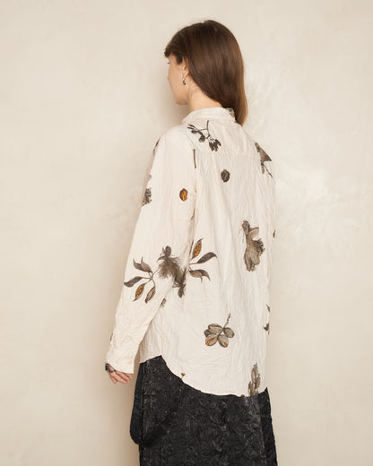 Ivory Secret Forest Printed Blouse