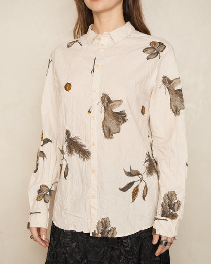 Ivory Secret Forest Printed Blouse