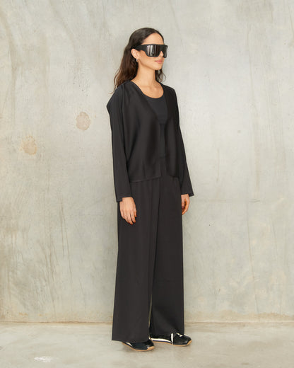 Black A-POC Form Pants