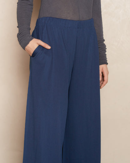 Navy A-POC Form Pants