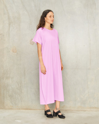Purple A-POC Form Dress