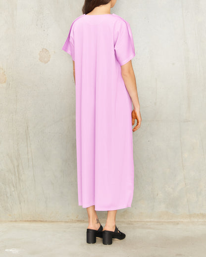 Purple A-POC Form Dress