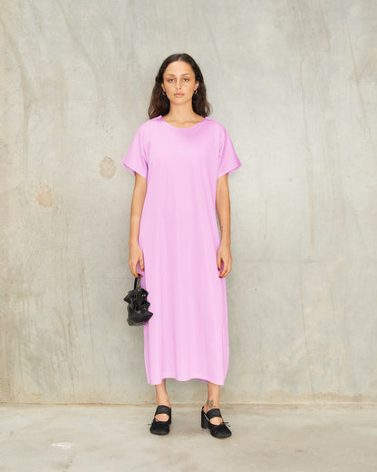 Purple A-POC Form Dress