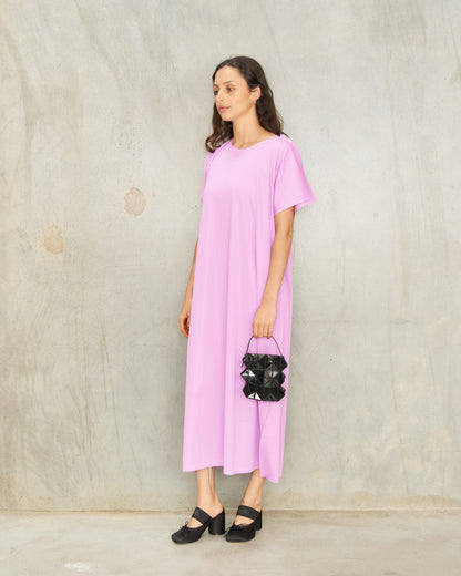 Purple A-POC Form Dress