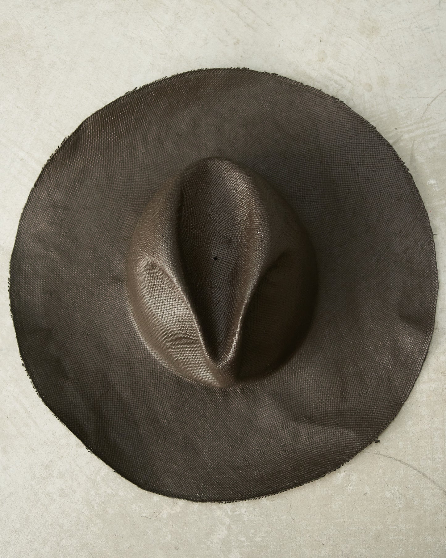 Aubergine Boncia Paper Hat