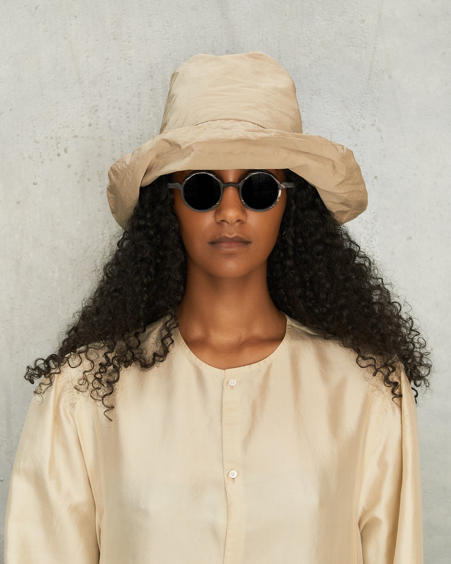 Beige Bianca Scot Hat