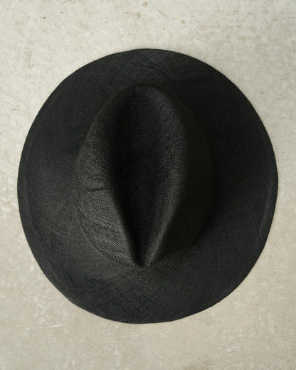 Black Alba Sisal Hat