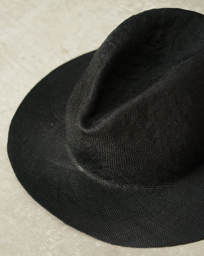 Black Alba Sisal Hat