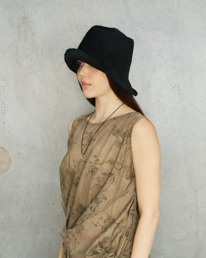 Black Artista Lapin Felt Hat