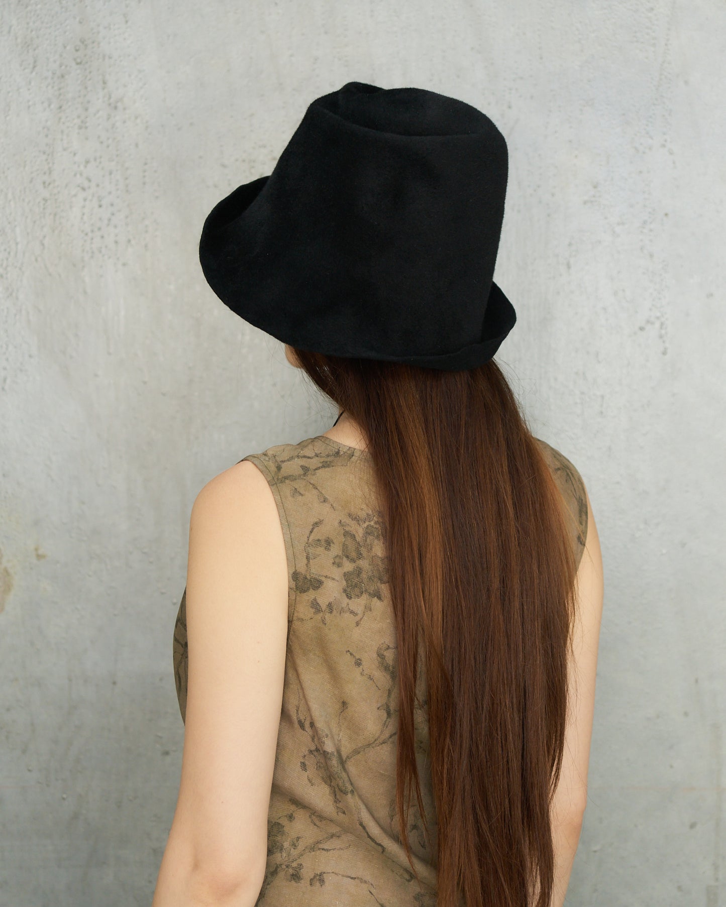 Black Artista Lapin Felt Hat