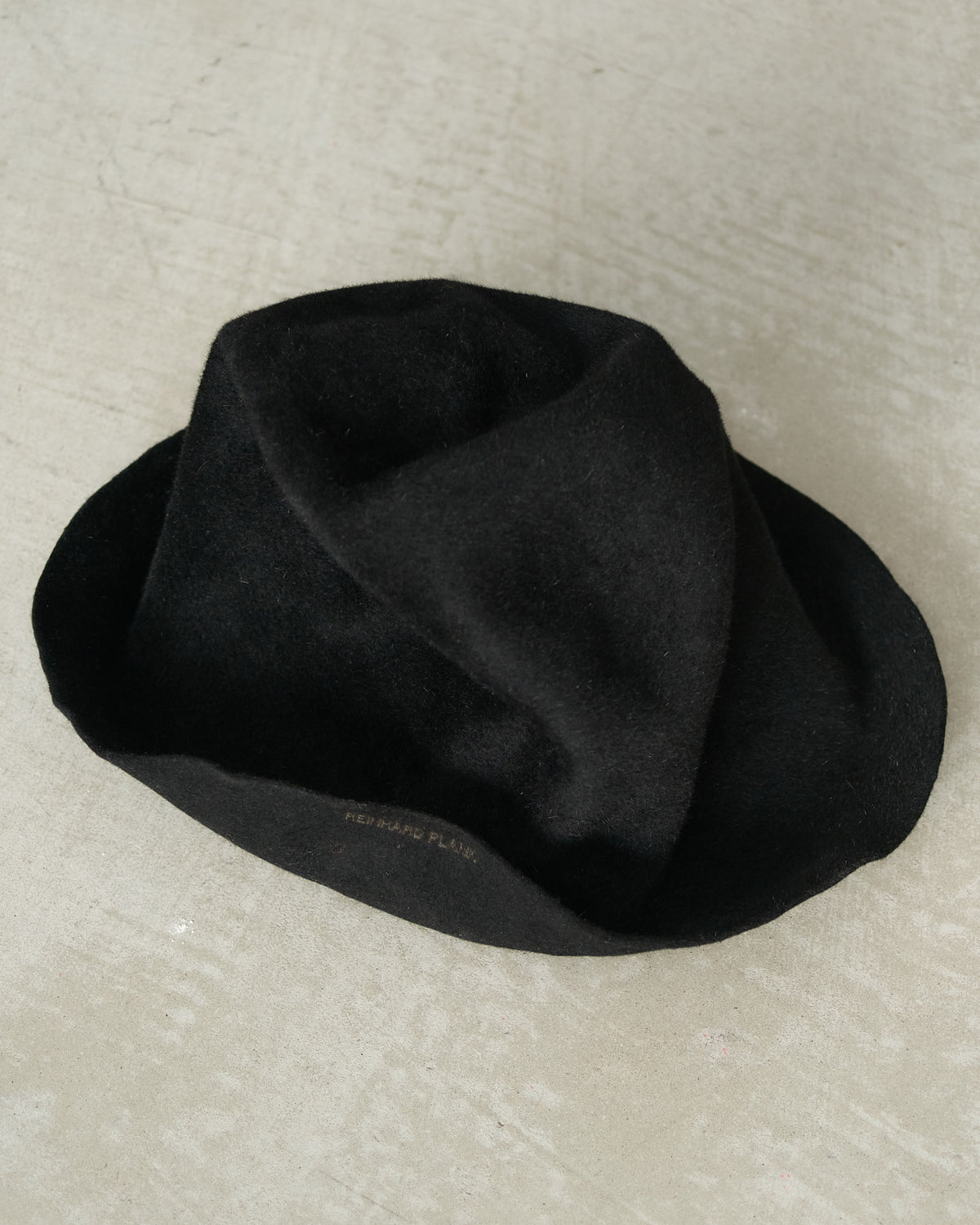 Black Artista Lapin Felt Hat