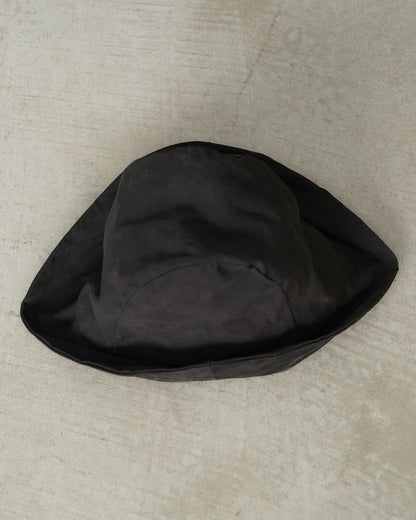 Black Linen Barca Cera Hat
