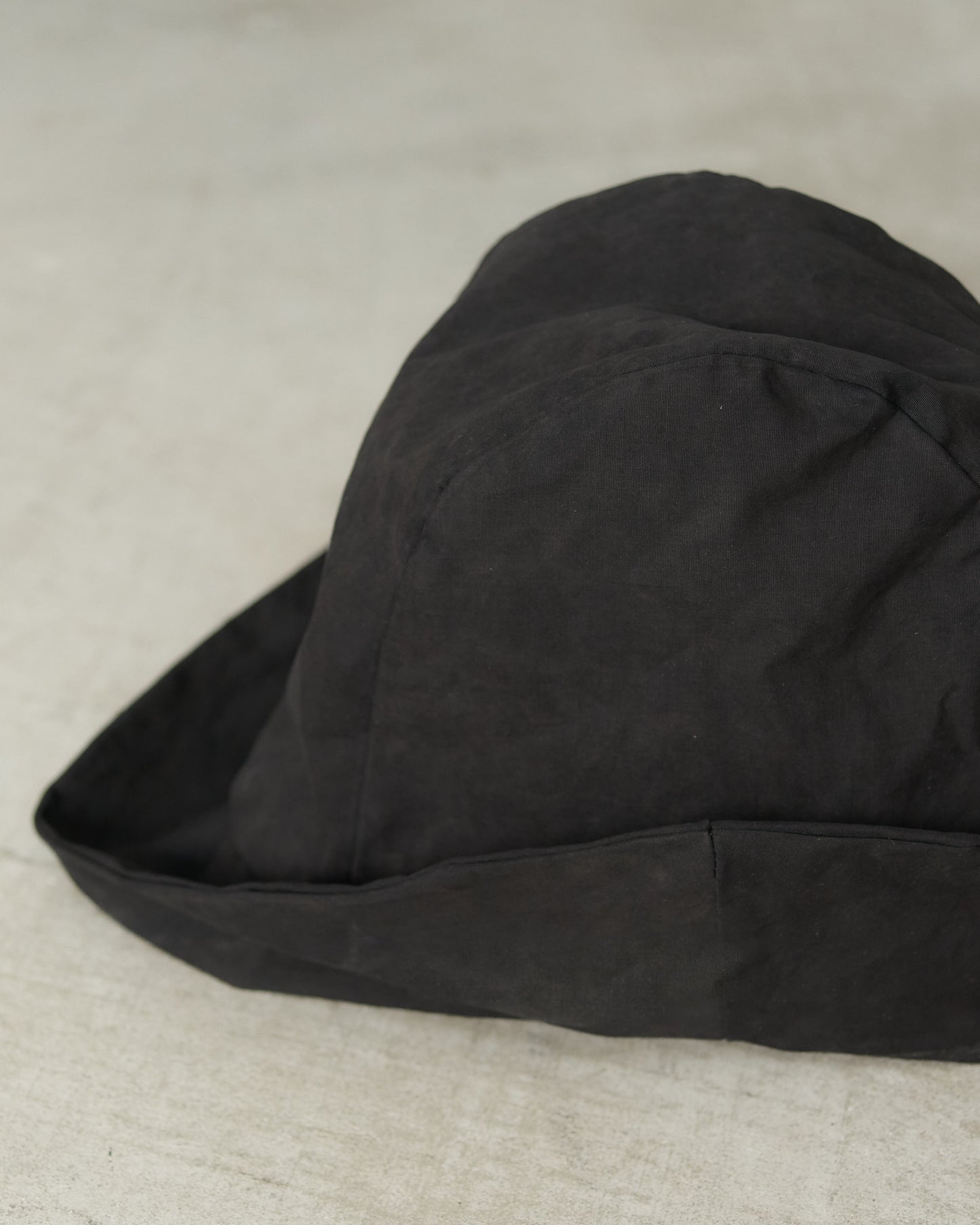 Black Linen Barca Cera Hat