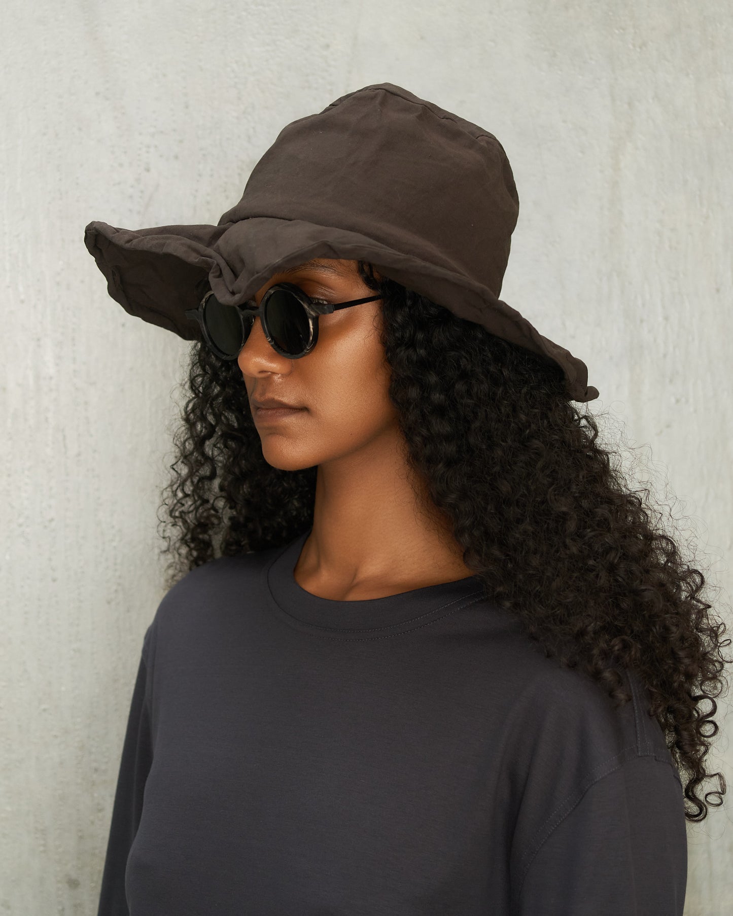 Brown Tom Cotton Hat