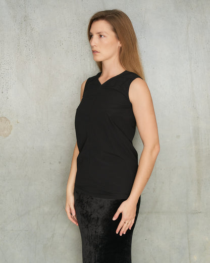 Rick Owens Black Sleeveless Top