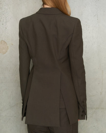 Rick Owens Dark Dust 2 Piece Studded Suit