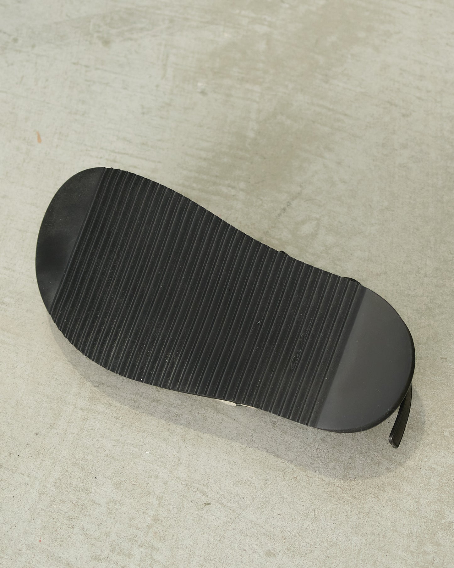 Black Megalace Platform Sandal