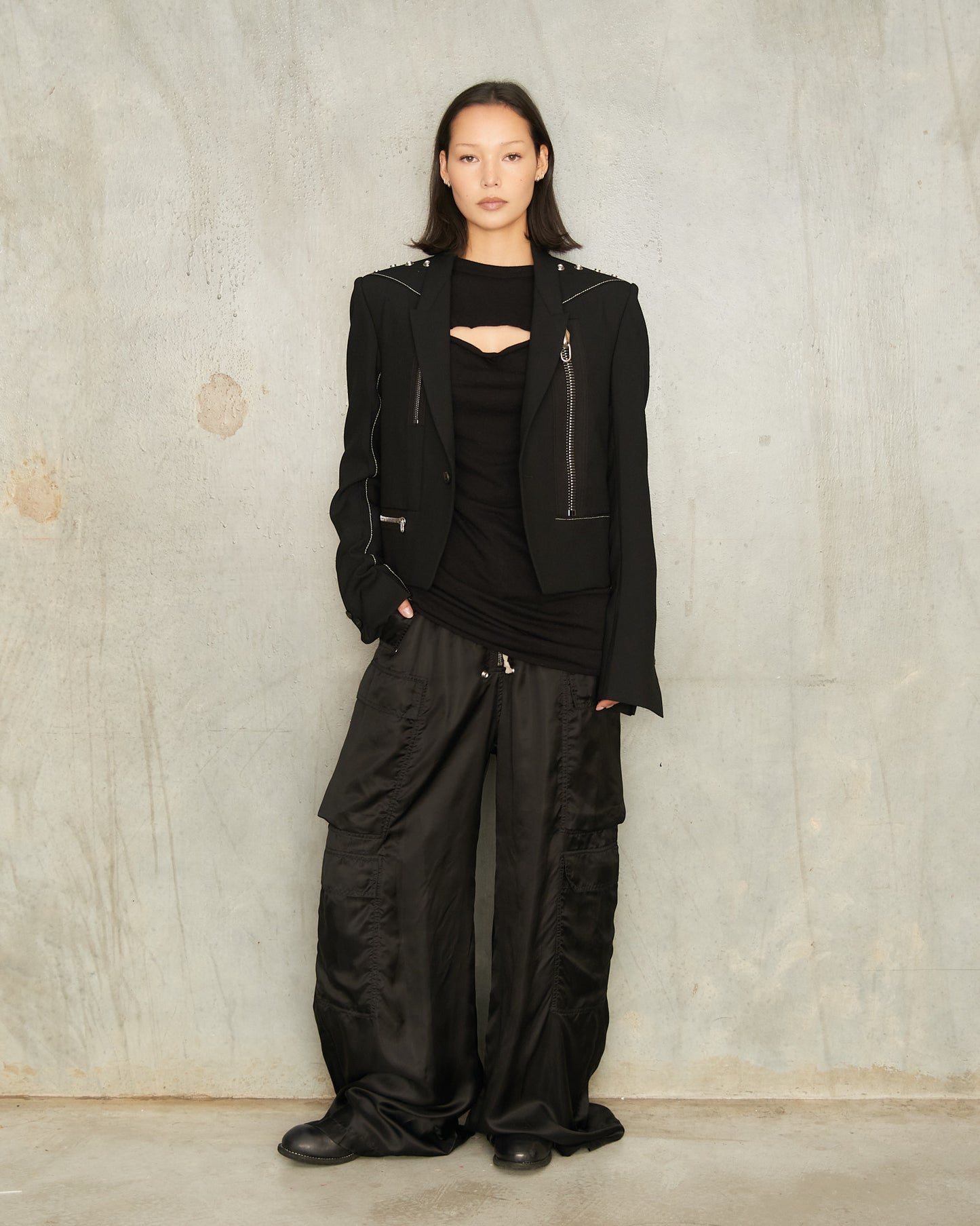 Black Pearl Zip Alice Jacket