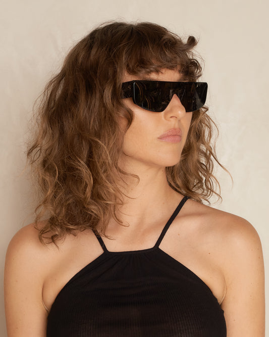 Black Performa Temple Sunglasses