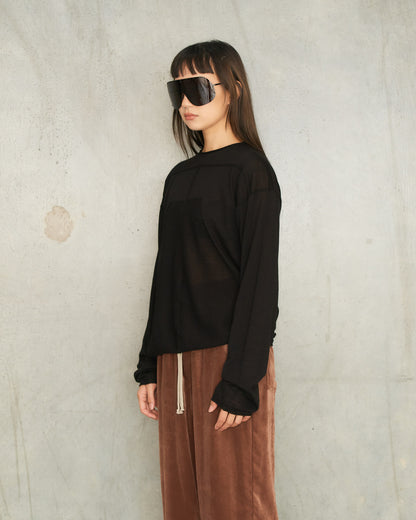 Black Pullover Knit Sweater