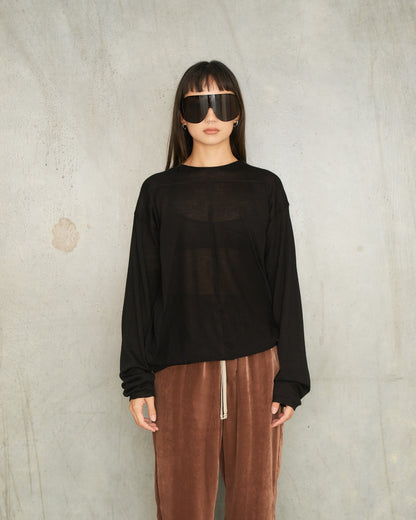 Black Pullover Knit Sweater