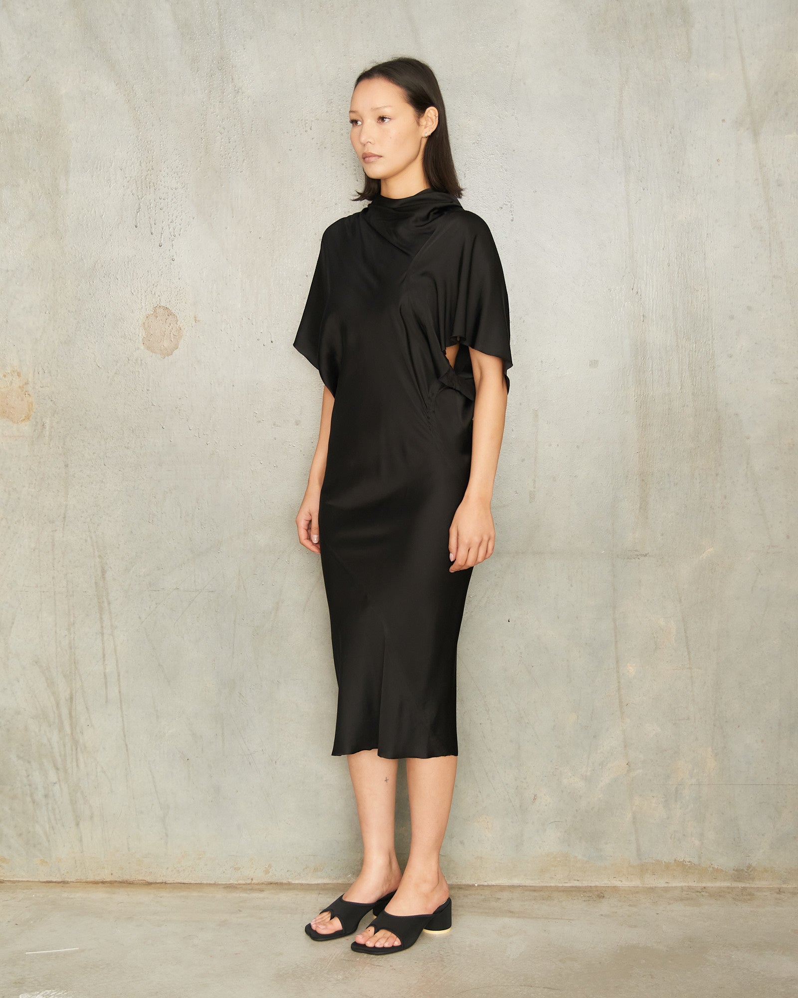 Rick Owens Black Seb Dress Black RP02E4543 - DILETTANTE Dilettante Rick Owens Black Seb Dress Black RP02E4543 - DILETTANTE Dilettante