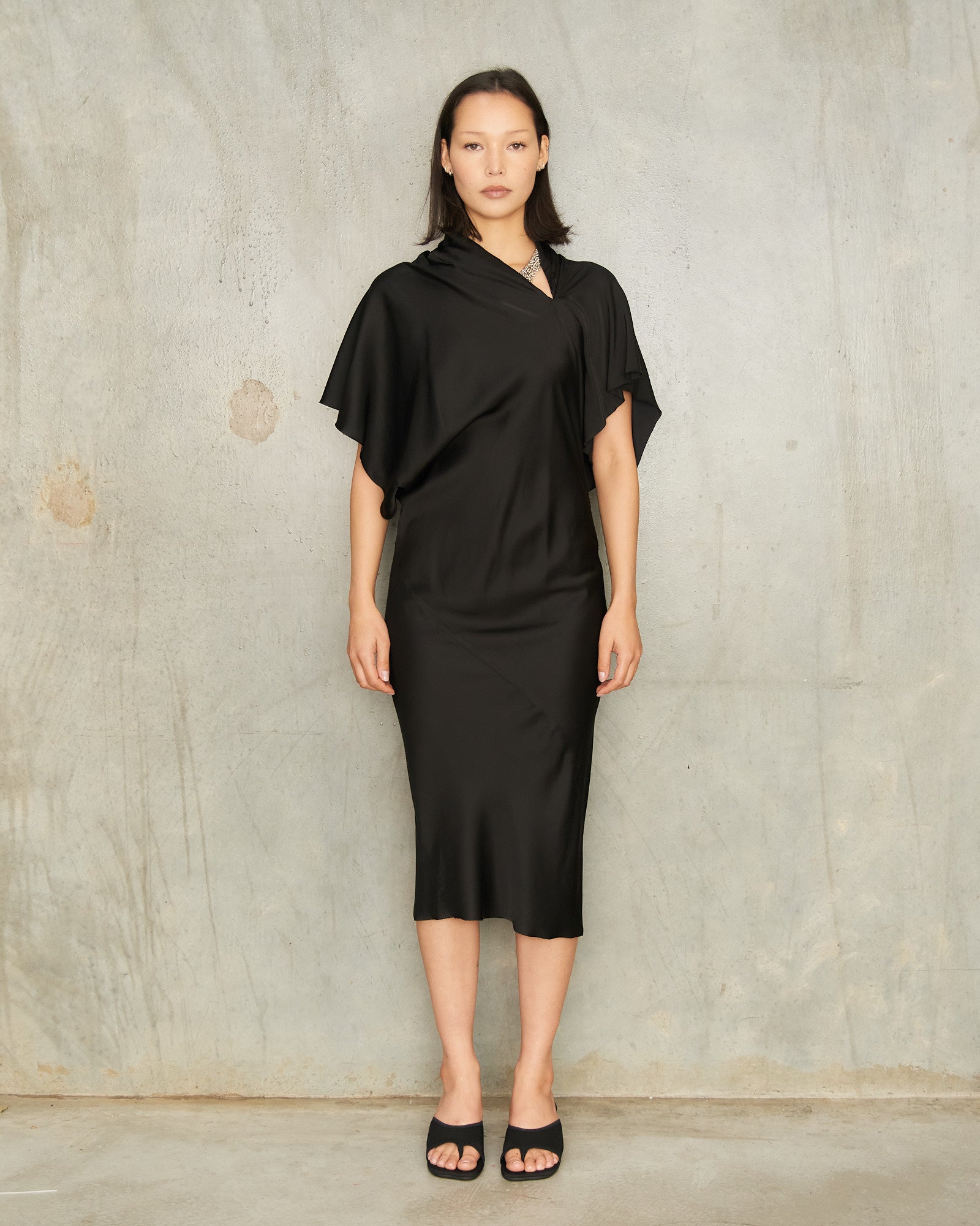 Rick Owens Black Seb Dress Black RP02E4543 - DILETTANTE Dilettante Rick Owens Black Seb Dress Black RP02E4543 - DILETTANTE Dilettante