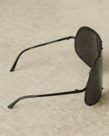 Black Shield Sunglasses