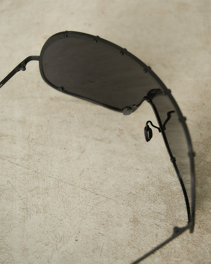 Black Shield Sunglasses