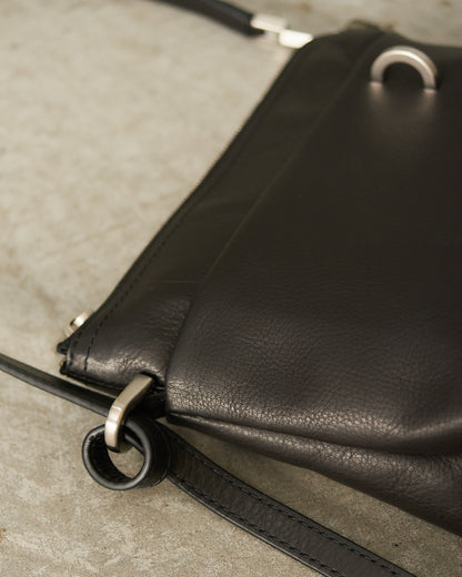 Black Small Adri Leather Bag